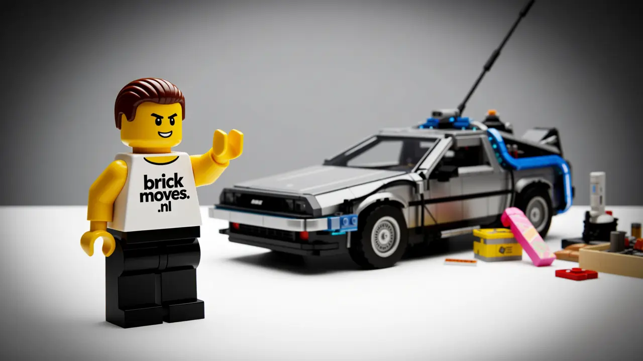 LEGO Back to the Future tijdmachine set 10300 met 1.872 stenen - Reis door de tijd met de iconische DeLorean uit Back to the Future