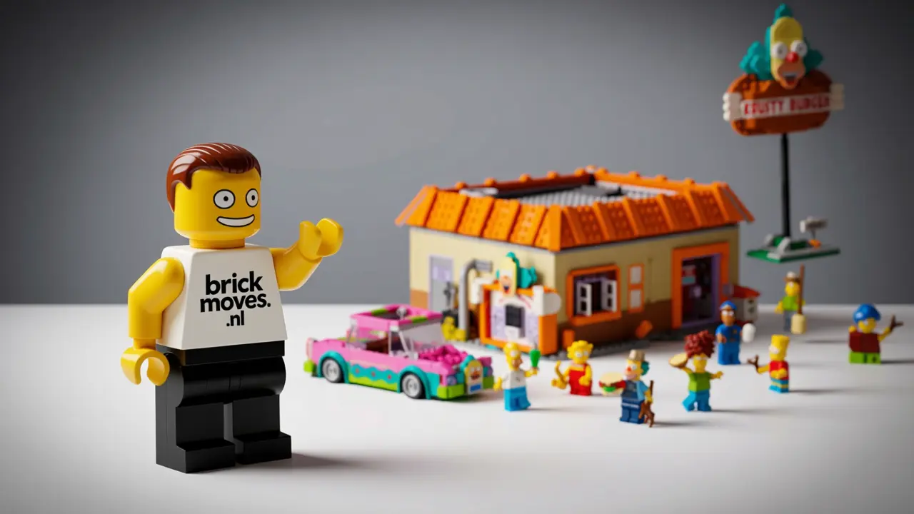LEGO The Simpsons: Krusty Burger set 10352 met 1.635 stenen - Stap de wereld van Springfield binnen met de iconische Krusty Burger