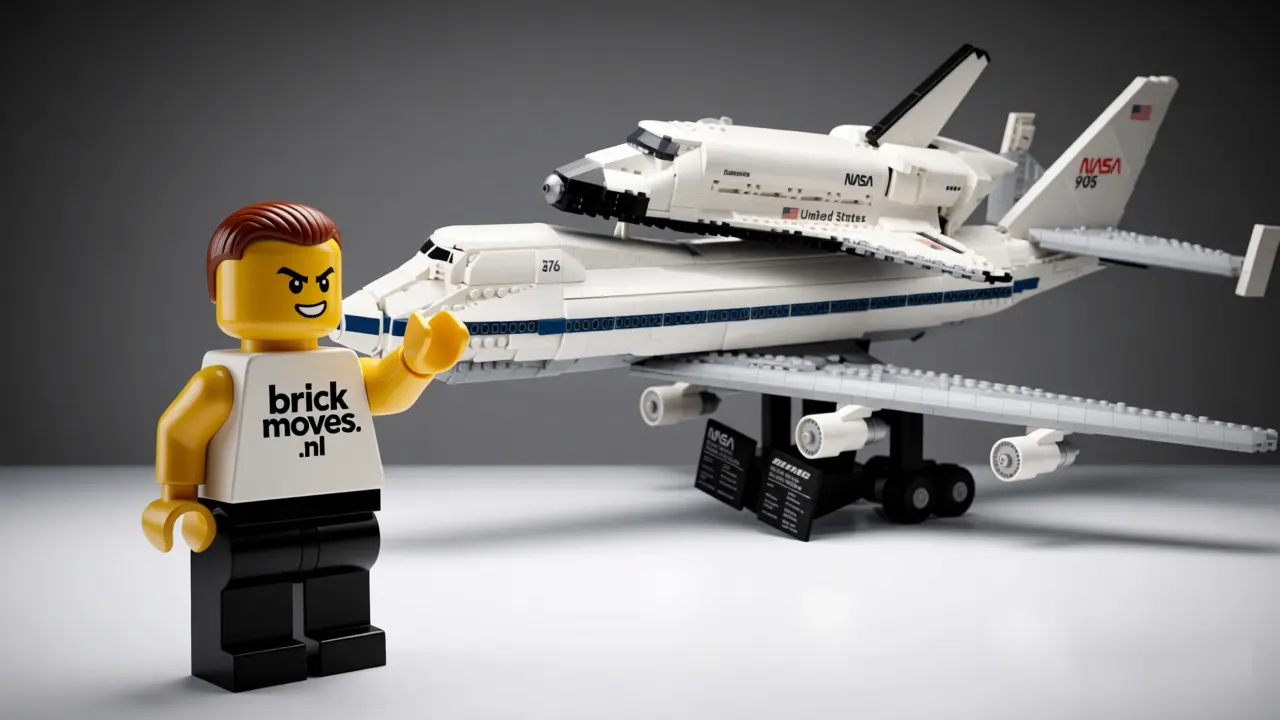 LEGO Shuttle Carrier Aircraft set 10360 met 2.417 stenen - Het iconische NASA shuttle-transportvliegtuig als LEGO Icons set