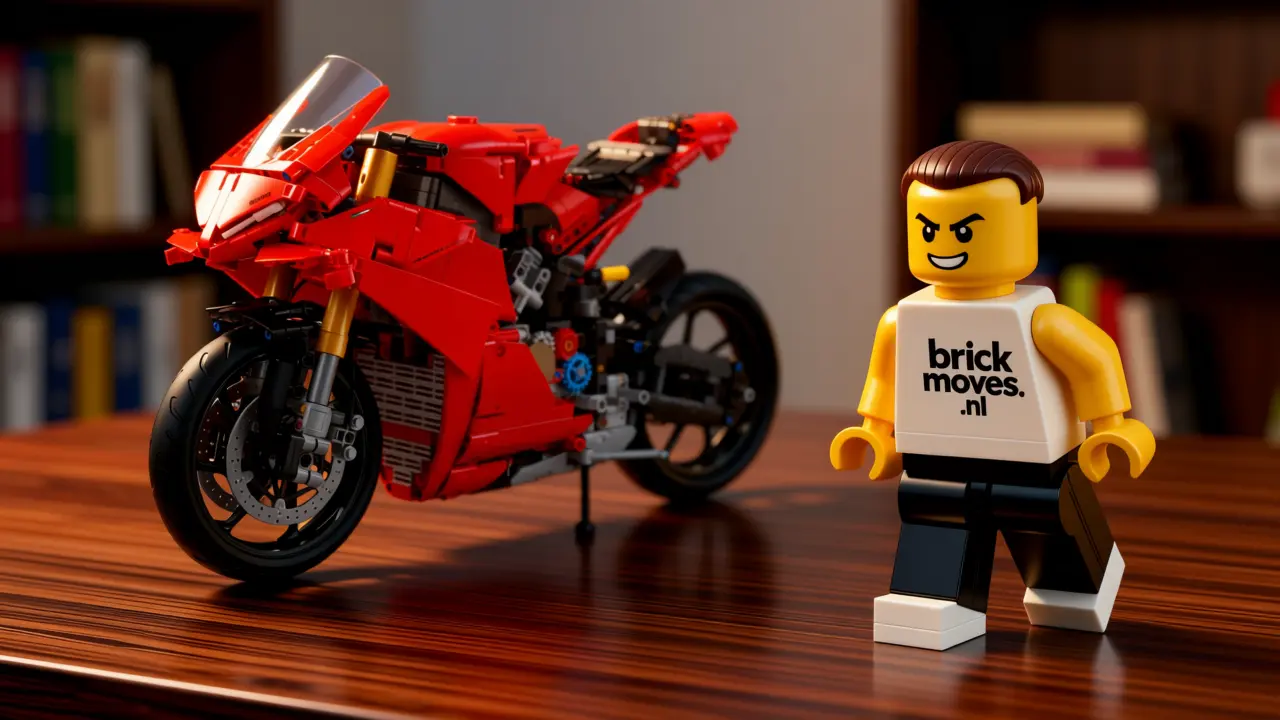 LEGO Ducati Panigale V4 S motor set 42202 met 1.603 stenen - De ultieme Ducati superbike in LEGO Technic vorm