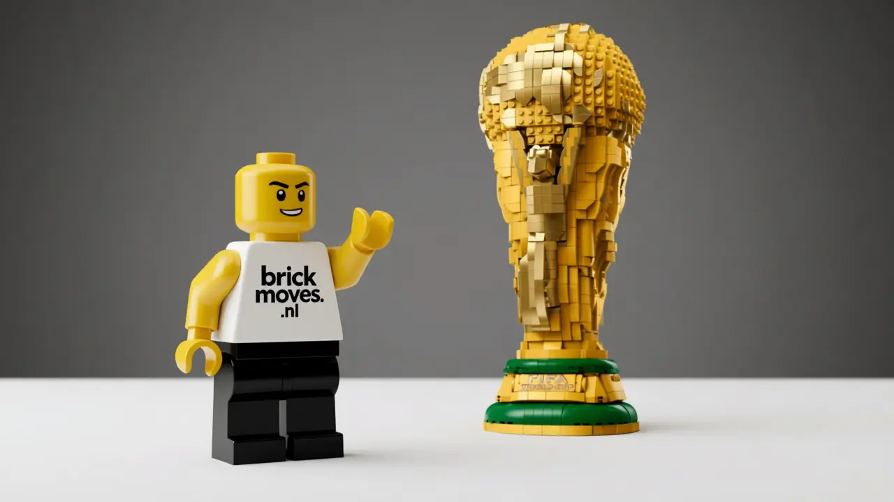 LEGO Officiële FIFA World Cup trofee set 43020 met 2.800 stenen - De iconische FIFA World Cup trofee in gedetailleerd LEGO model
