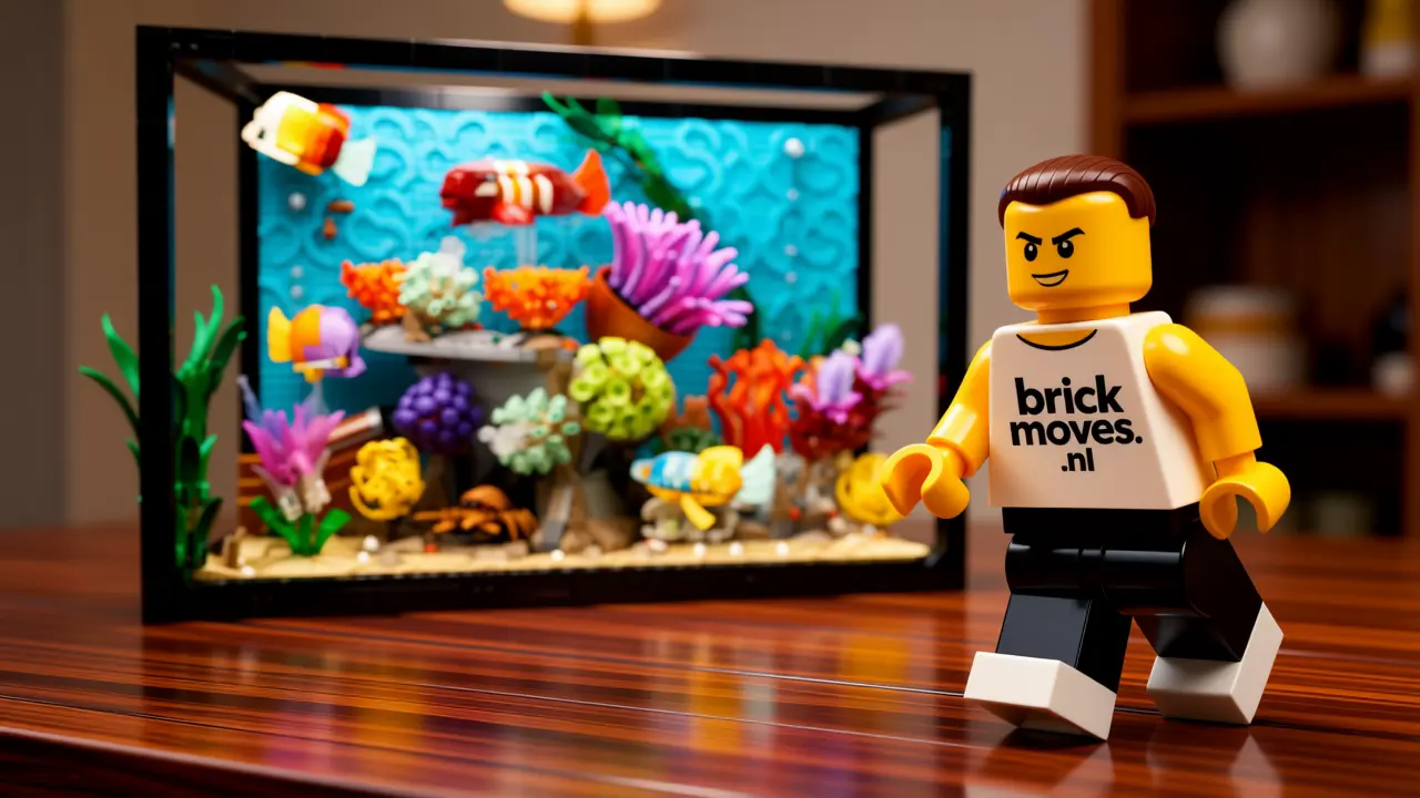 LEGO Tropisch aquarium set 10366 met 2.907 stenen - Een levendige onderwaterwereld in LEGO: bouw je eigen tropisch aquarium