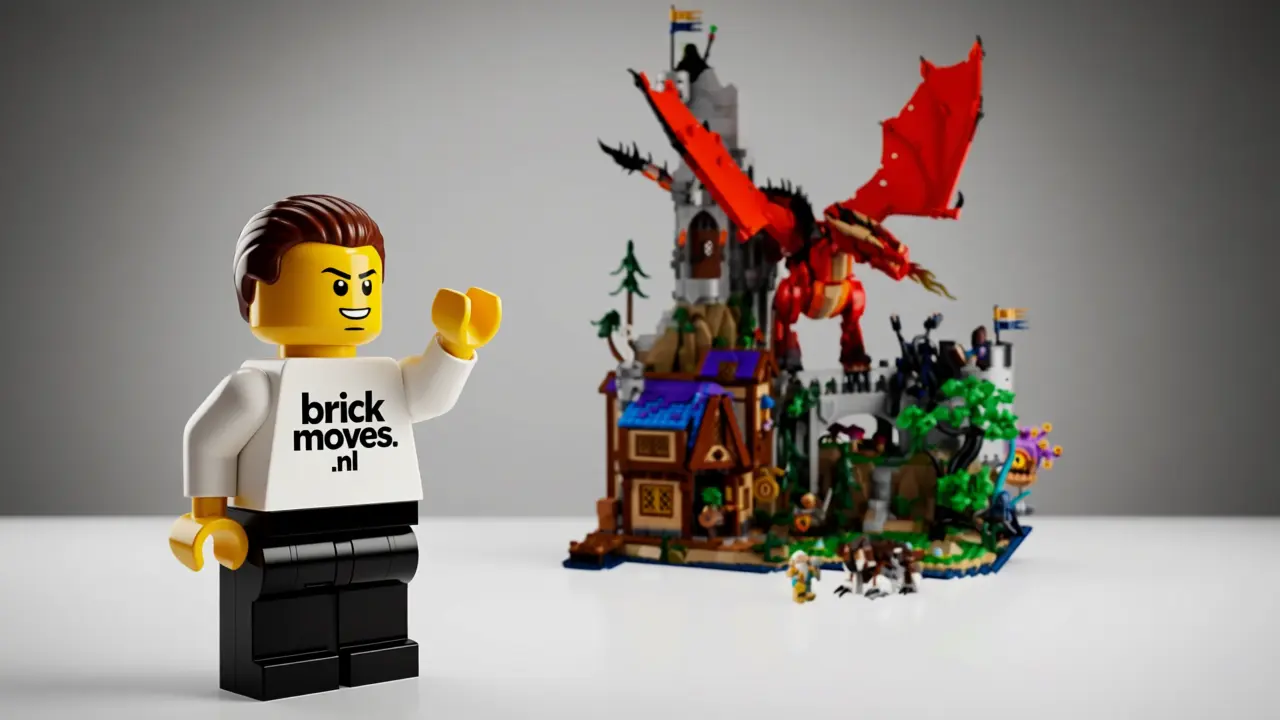 LEGO Dungeons & Dragons: het verhaal van de rode draak set 21348 met 3.745 stenen - Reis naar de Forgotten Realms met deze LEGO Ideas D&D set