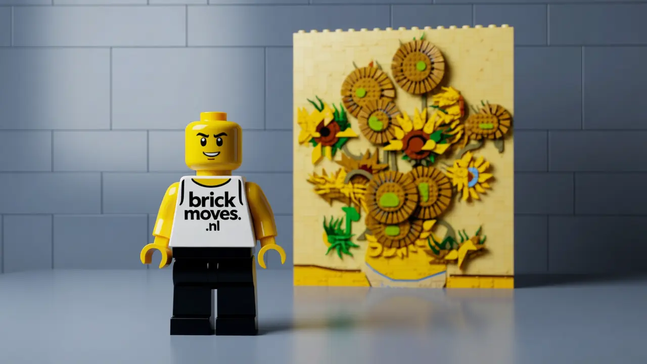 LEGO Vincent van Gogh - Zonnebloemen set 31215 met 2.615 stenen - Vier de kleuren van de natuur met de iconische Zonnebloemen