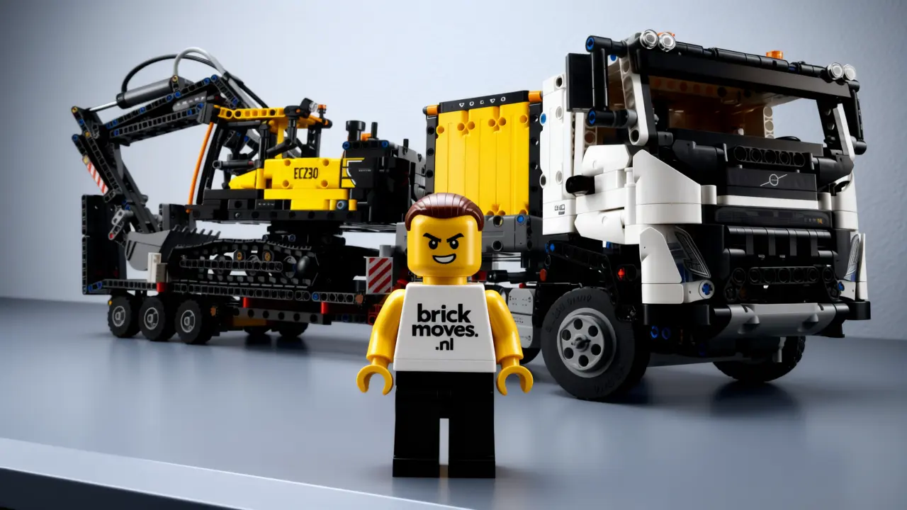 LEGO Volvo FMX truck & EC230 elektrische graafmachine set 42175 met 2.274 stenen - Bouw de toekomst van de constructie met deze Volvo Technic set