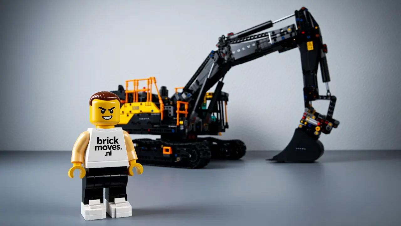 LEGO Volvo EC500 Hybrid graafmachine set 42215 met 3.291 stenen - De krachtigste Technic graafmachine: Volvo EC500 Hybrid met gemotoriseerde functies