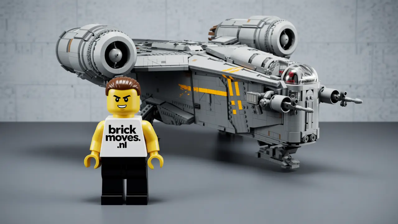 LEGO The Razor Crest set 75331 met 6.187 stenen - De ultieme Mandalorian UCS set: Din Djarins schip in 6.000+ stenen